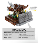 Afobrick Forange BLOCK FC6203 Triceratops 1976pcs, view 3