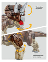 Afobrick Forange BLOCK FC6203 Triceratops 1976pcs, view 4