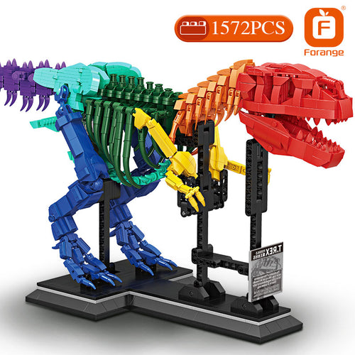 Afobrick Forange block FC6211 Tyrannosaurus Rex fossil 1572pcs