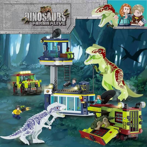 Afobrick Forange FC3725 Dinosaur Quest Hunt the Mutant T-Rex