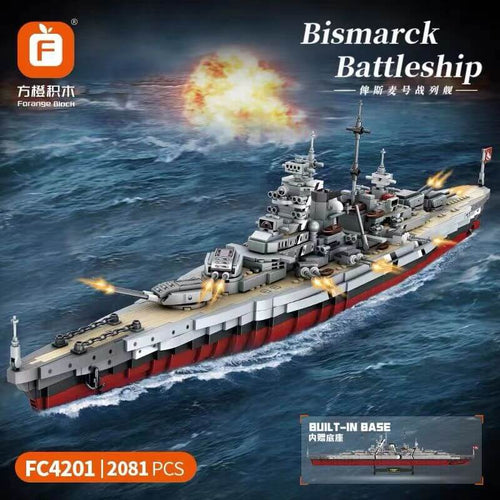 Afobrick Forange FC4201 Bismarck Class Battleship