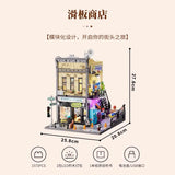 Afobrick Funwhole F9051 Skateboard Shop, view 5