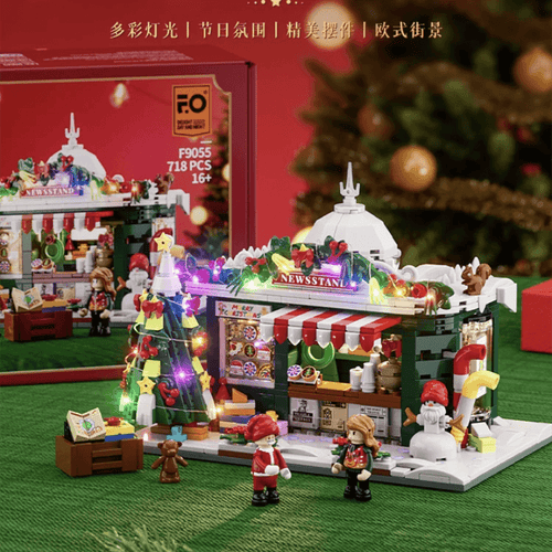 Afobrick Funwhole F9055 Christmas Newsstand