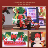 Afobrick Funwhole F9055 Christmas Newsstand, view 3