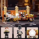 Afobrick FunWhole F9067 Steampunk World: Motorcycle Chase, view 2