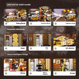 Afobrick FunWhole F9067 Steampunk World: Motorcycle Chase, view 3