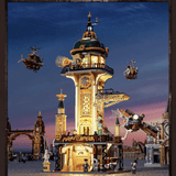 Afobrick Funwhole F9070 Steampunk Observation Tower, view 6