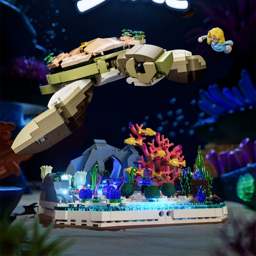 Afobrick Funwhole F9072 Sea Turtle Coral Dream Travels