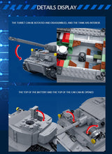 Afobrick GUDI Military German King Tiger I Tank, view 4