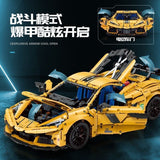 Afobrick GULY 10622 Kervtte C8 Z06 Sportcar, view 3