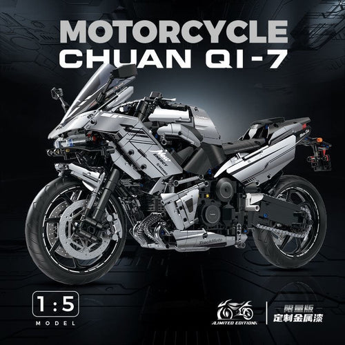 Afobrick GULY 60525 Electroplating motorcycle Kawasaki