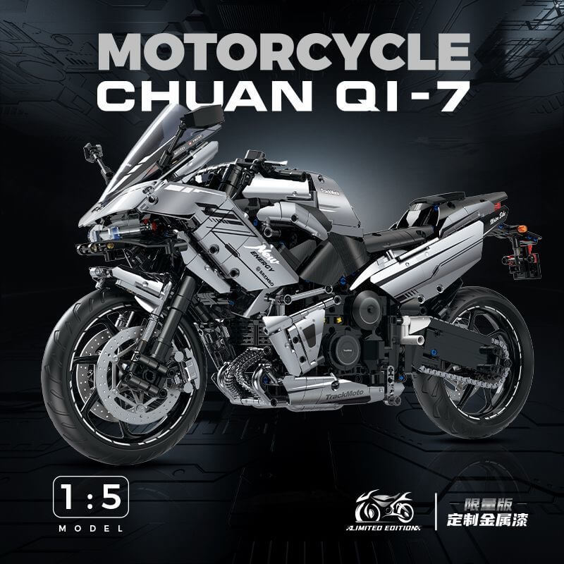 Afobrick GULY 60525 Electroplating motorcycle Kawasaki