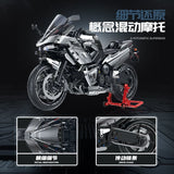 Afobrick GULY 60525 Electroplating motorcycle Kawasaki, view 5
