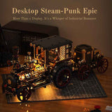 Afobrick H1003 Retro mechanical steam car, view 2