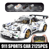 Afobrick HAPPY BUILD Porsche 911 Widebody RWB style 2125pcs, view 3