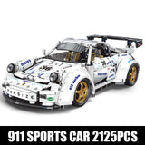 Afobrick HAPPY BUILD Porsche 911 Widebody RWB style 2125pcs, view 5