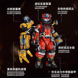 Afobrick iBlock City Dream Heroes Mech Firefighter, view 3