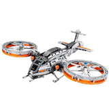 Afobrick IM MASTER Mechanical Master 6811 starfighter 1020pcs, view 4