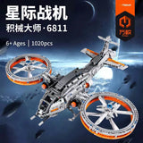Afobrick IM MASTER Mechanical Master 6811 starfighter 1020pcs, view 5