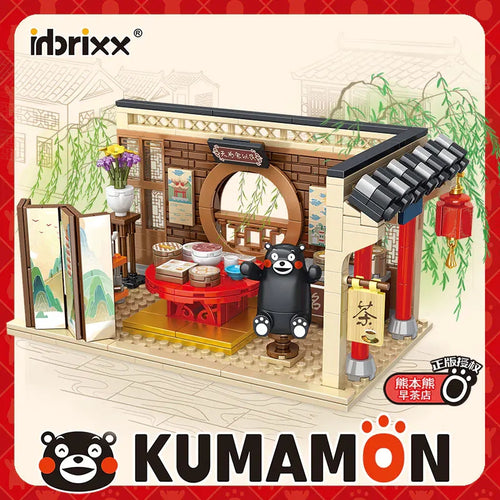 Afobrick Inbrixx 880012 Kumamon Morning Tea Shop