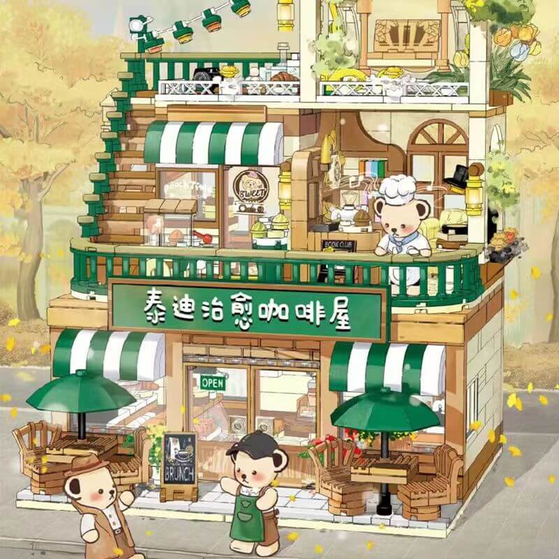 Afobrick Inbrixx 881101 Teddy Bear Cafe