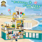 Afobrick Inbrixx 881102 Teddy Bear Seaside Convenience Store, view 2