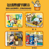 Afobrick Inbrixx 881102 Teddy Bear Seaside Convenience Store, view 3