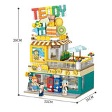 Afobrick Inbrixx 881102 Teddy Bear Seaside Convenience Store, view 4