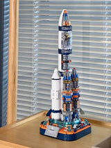 Afobrick JAKI JK8501 Semi-disassembled perspective rocket, view 3