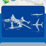 Afobrick JIE STAR 57014 An-225 Transport Plane, view 4