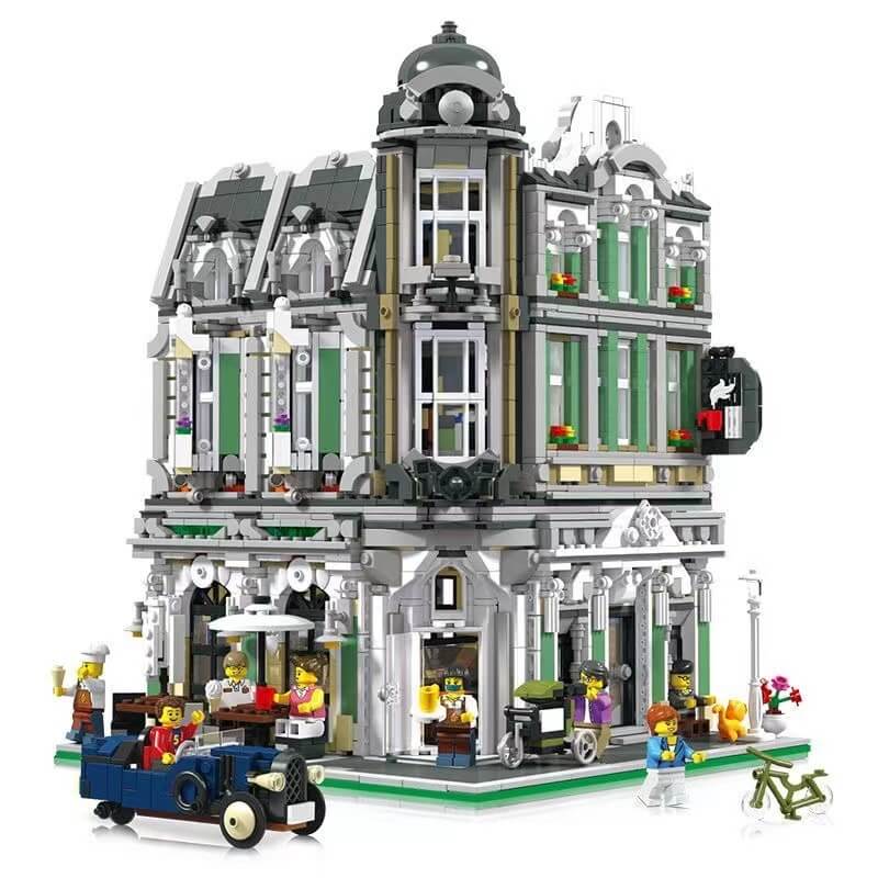 Afobrick JIE STAR 89100 European Jazz Cafe Shop 3261pcs
