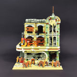 Afobrick JIE STAR 89101 Downtown Diner Apocalypse Version 2438pcs, view 2