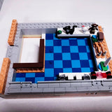 Afobrick JIE STAR 89103 Clock Tower Square 7188pcs, view 4