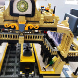 Afobrick JIE STAR 89104 The Train Station: Studgate 3950pcs, view 3