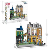 Afobrick JIE STAR 89112 Toys Store Afol Square 5290pcs, view 5