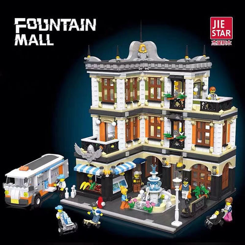 Afobrick JIE STAR  89113 The Fountain Square 3420pcs