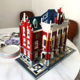 Afobrick JIE STAR 89123 Red Brick University 6355pcs, view 5