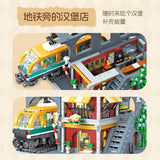 Afobrick JIE STAR 89128 BurgerShop, view 2