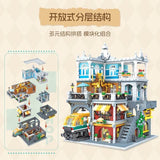 Afobrick JIE STAR 89128 BurgerShop, view 3