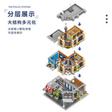 Afobrick JIE STAR 89134 Brick Town Police Station, view 5