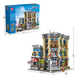 Afobrick JIE STAR 89134 Brick Town Police Station, view 6