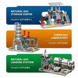 Afobrick JIE STAR Chemical Plant Architectural Model, view 2