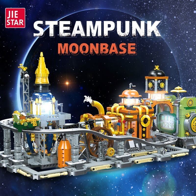 Afobrick JIE STAR JJ9114 Steampunk: Moon Base