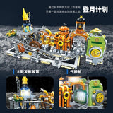 Afobrick JIE STAR JJ9114 Steampunk: Moon Base, view 2