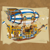 Afobrick JIE STAR JJ9126 Steampunk Airship, view 3