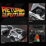 Afobrick JIE STAR 92004 Return To The Future DeLorean DMC-12 2716pcs, view 3