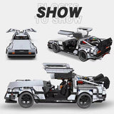 Afobrick JIE STAR 92004 Return To The Future DeLorean DMC-12 2716pcs, view 4