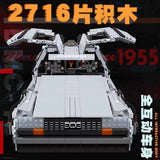 Afobrick JIE STAR 92004 Return To The Future DeLorean DMC-12 2716pcs, view 6