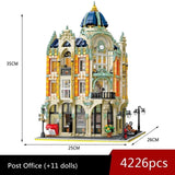 Afobrick JIE STAR 89111 Corner Post Office 4226pcs, view 3
