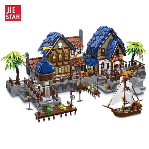 Afobrick JIESTAR 89152 Medieval Harbor
